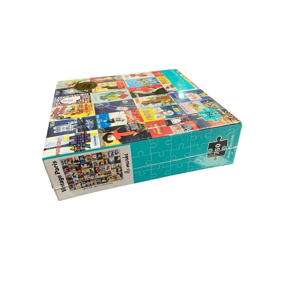 Re-marks Vintage Paris 750 Piece Jigsaw Puzzle New Sealed Made in USA